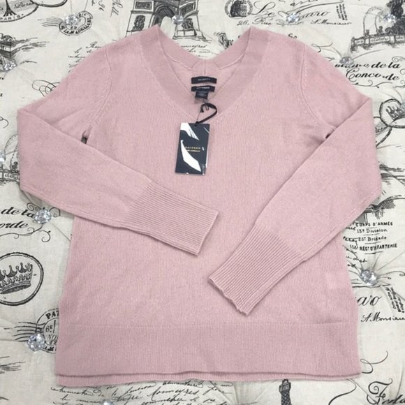 Halogen V-Neck Cashmere Sweater - Picture 3 of 5